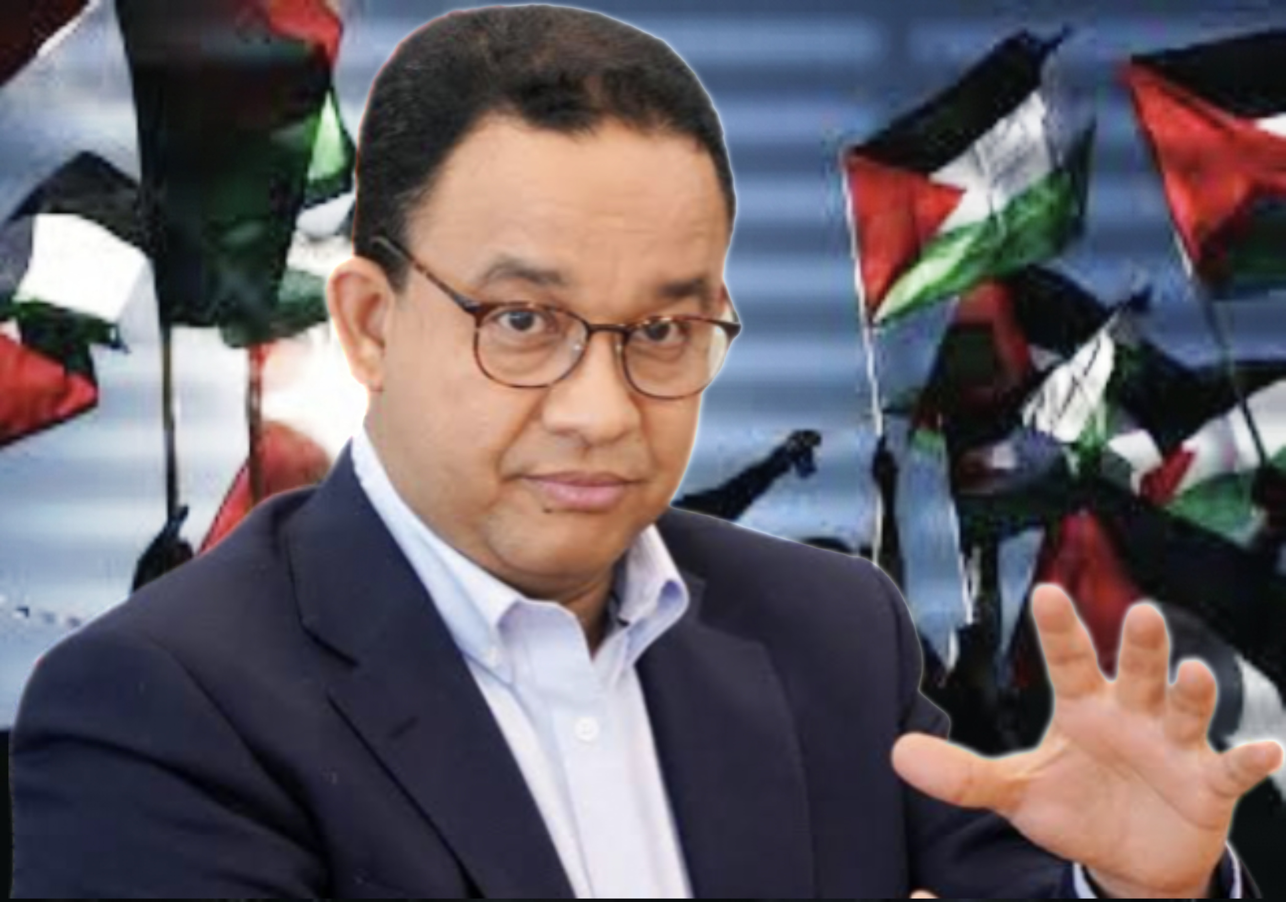 Doa Untuk Palestina Bersama Anies Baswedan di Jam Gadang Bukittinggi