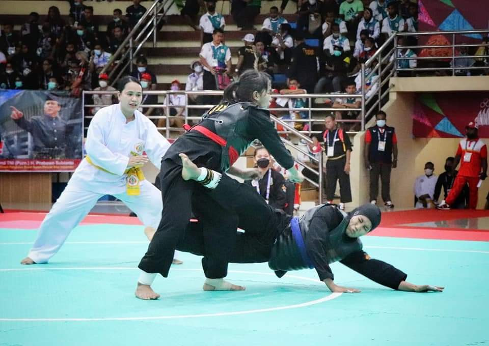 Pesilat Sumbar Taklukkan Atlet Peraih Emas di Pra PON