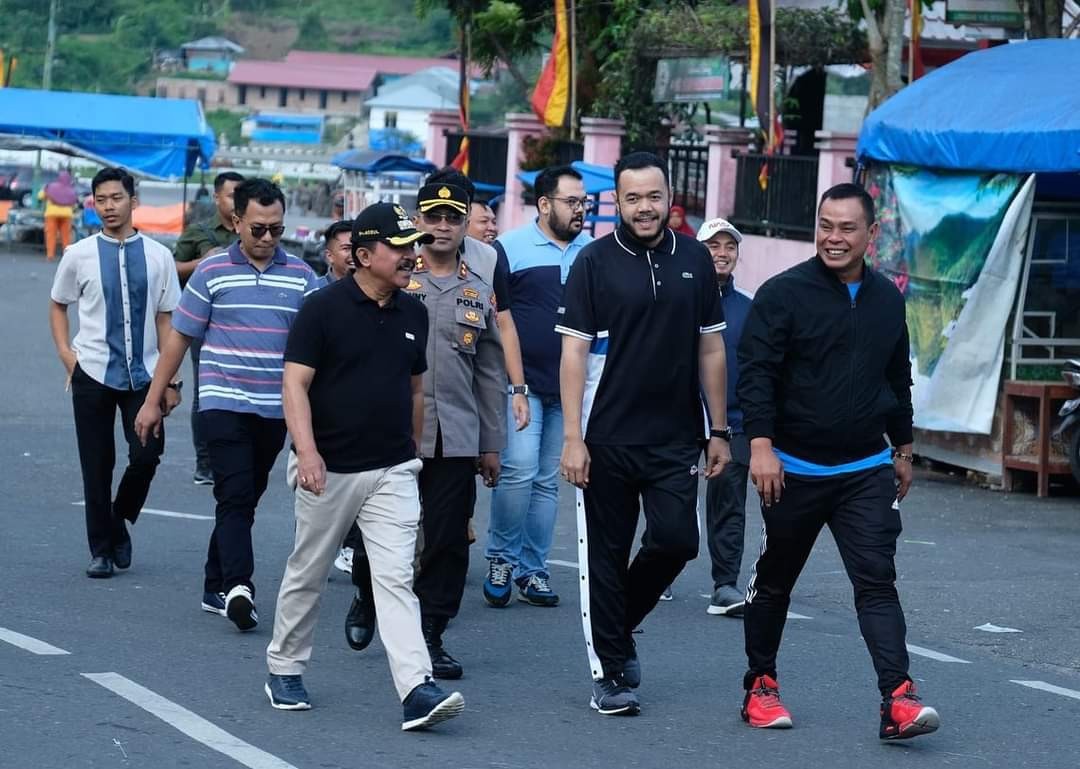 Semangat Pagi, Wako-Wawako dan Forkopimda Olahraga Bersama
