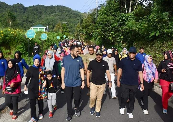 Haornas ke-39, Pemko Gelar Jalan Santai dan Senam Bersama