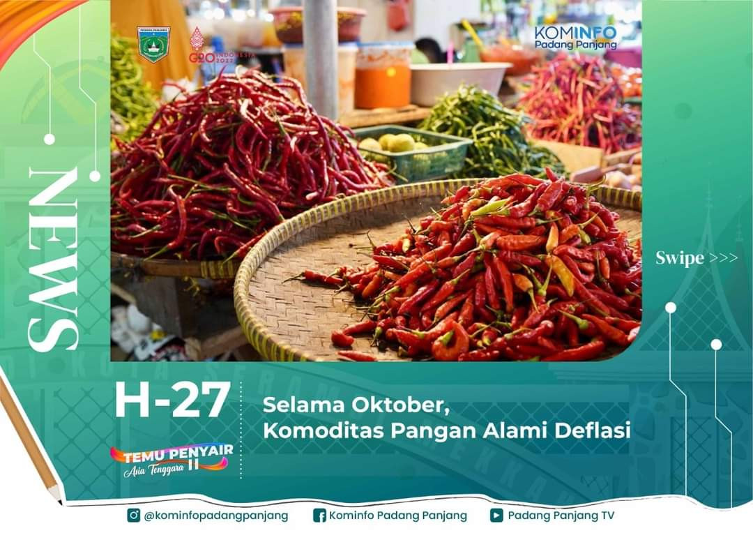 Selama Oktober, Komoditas Pangan Alami Deflasi