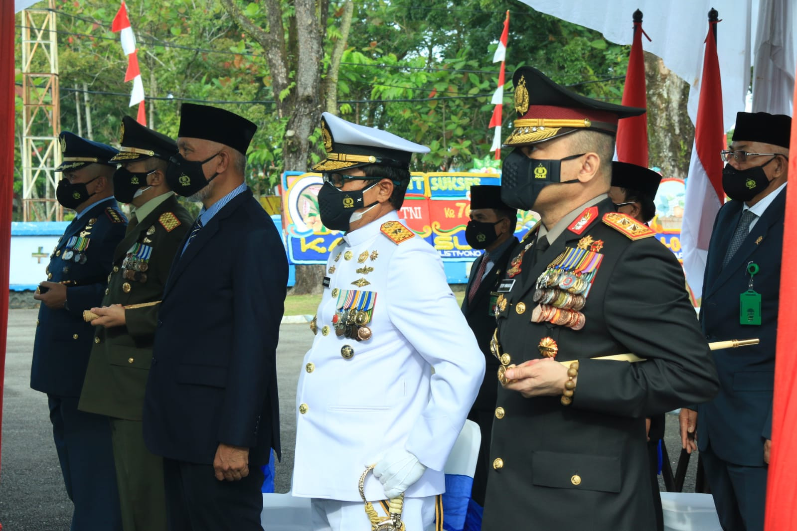 Kapolda Sumbar hadiri Upacara Peringatan ke- 76 Hari TNI 