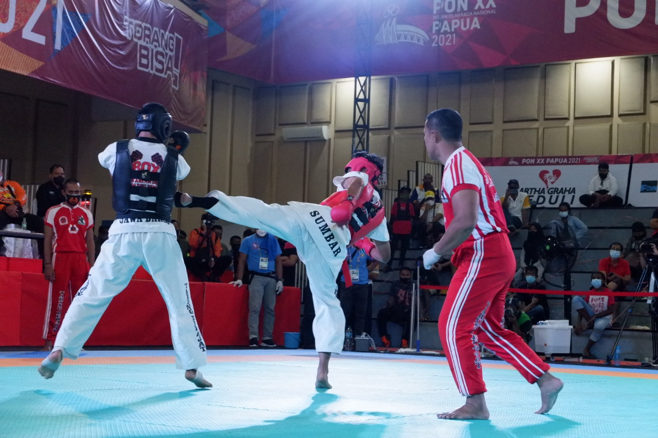 PON XX 2021 Papua - Dua Petarung Sumbar Melnggang ke Semifinal