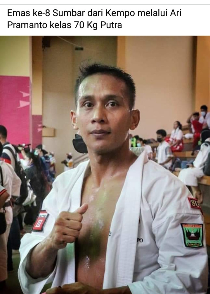 Ari Pramanto Sumbang Emas Kedelapan untuk Ranahminang 