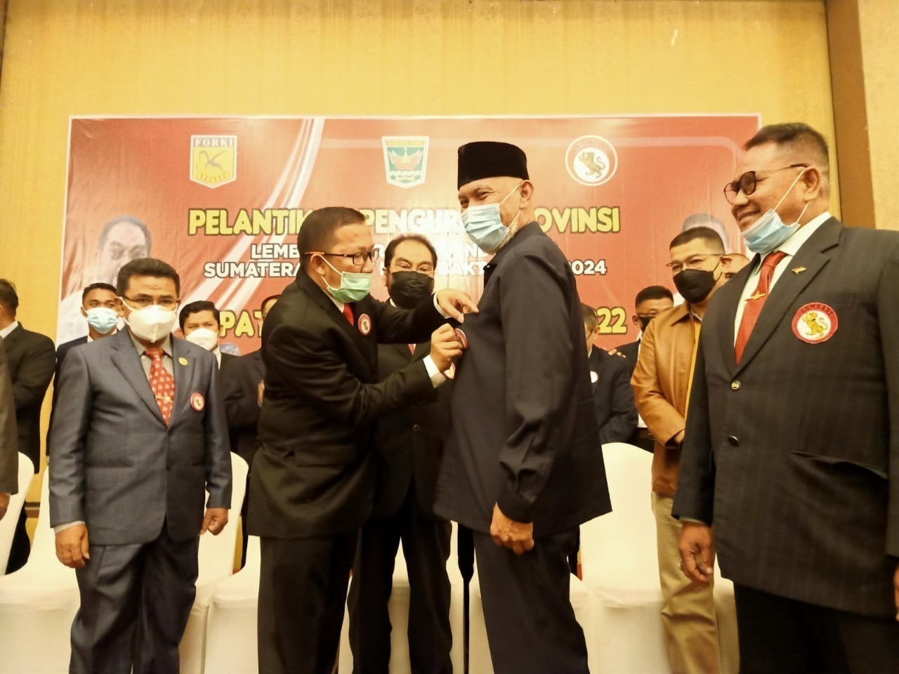 Gubernur Sumbar Mahyeldi Hadiri Pelantikan Pengprov Lemkari Sumbar 2020-2024