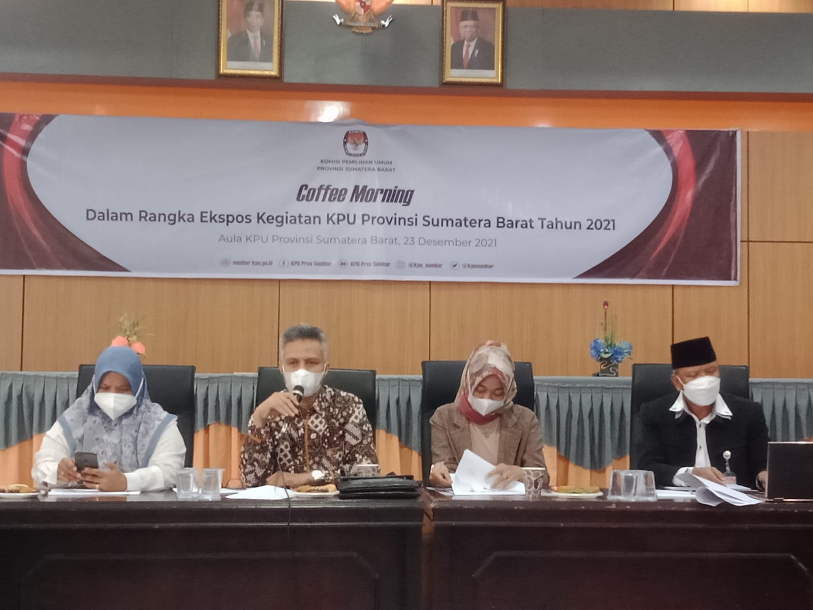 Penutup Tahun, KPU Sumbar Lakukan Ekspos Kegiatan 2021