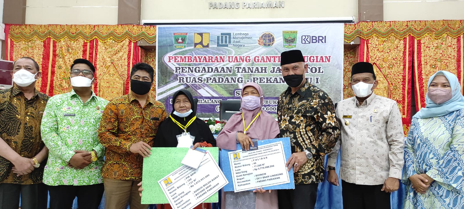 Ganti Kerugian Tol Padang-Pekanbaru Terus Disalurkan, Gubernur: Gunakan Untuk Hal Bermanfaat