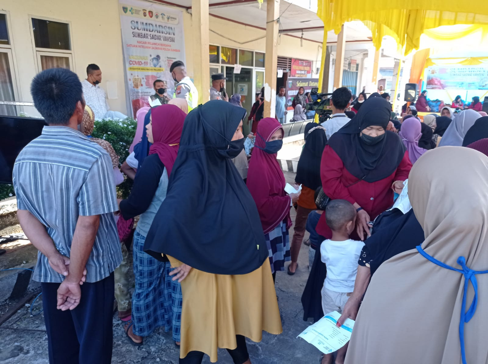 Akselerasi Vaksin Covid-19, Ditintelkam Polda Sumbar gelar Vaksinasi di Dua Kabupaten 