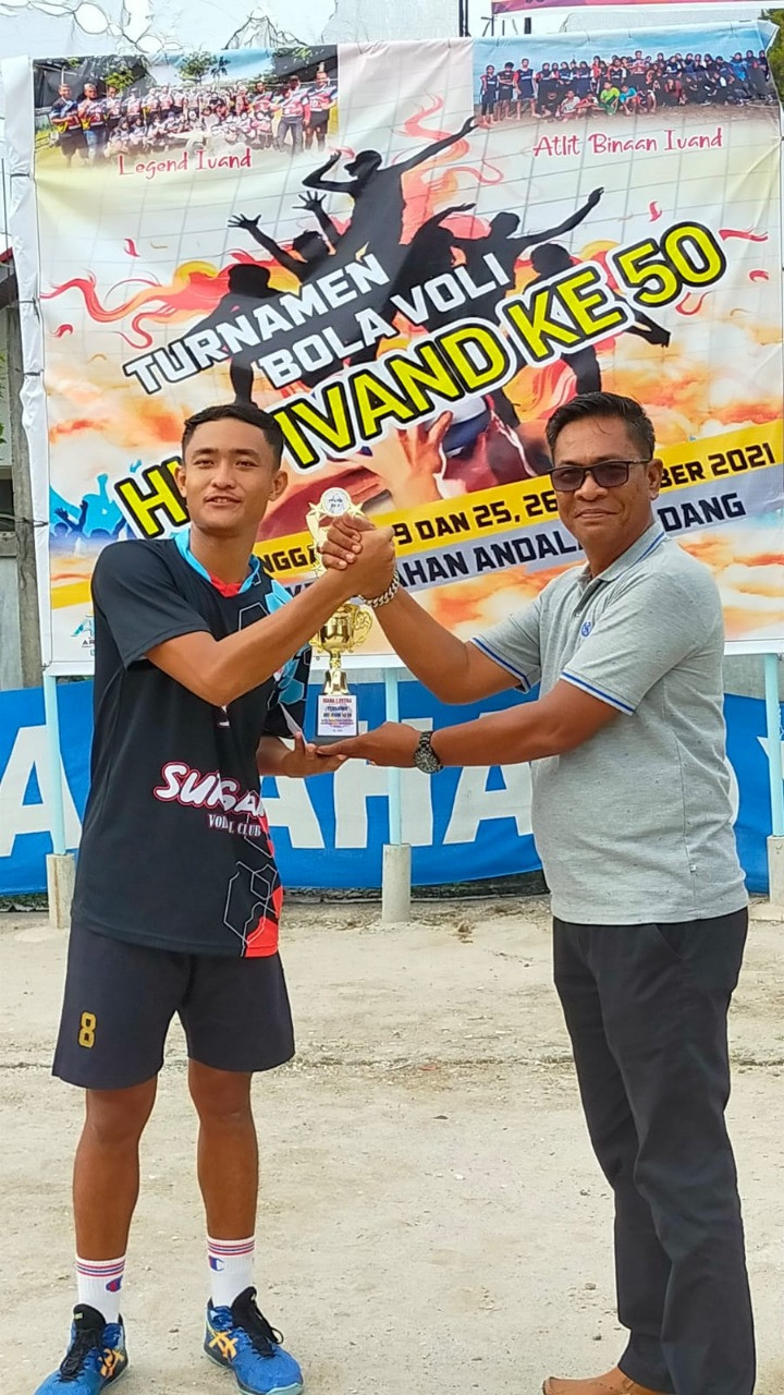 Turnament Bola Voli Putra KU Bebas HUT Ivand Ke-50, Irwandi: All Nanggalo Final, Tim Surgana Juara 