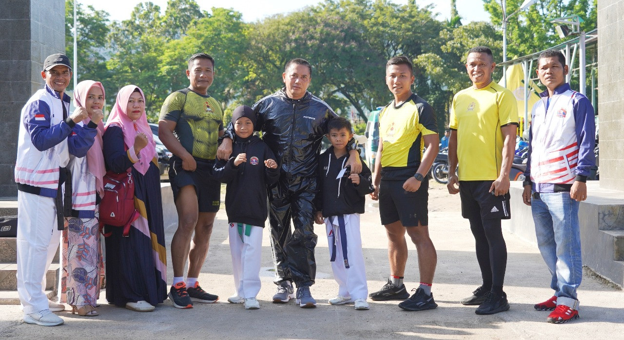 Dua Taekwondo Ikuti Piala Kemenpora RI, Dandrem 032 WBR/Wirabraja Purmanto: Saya Bangga