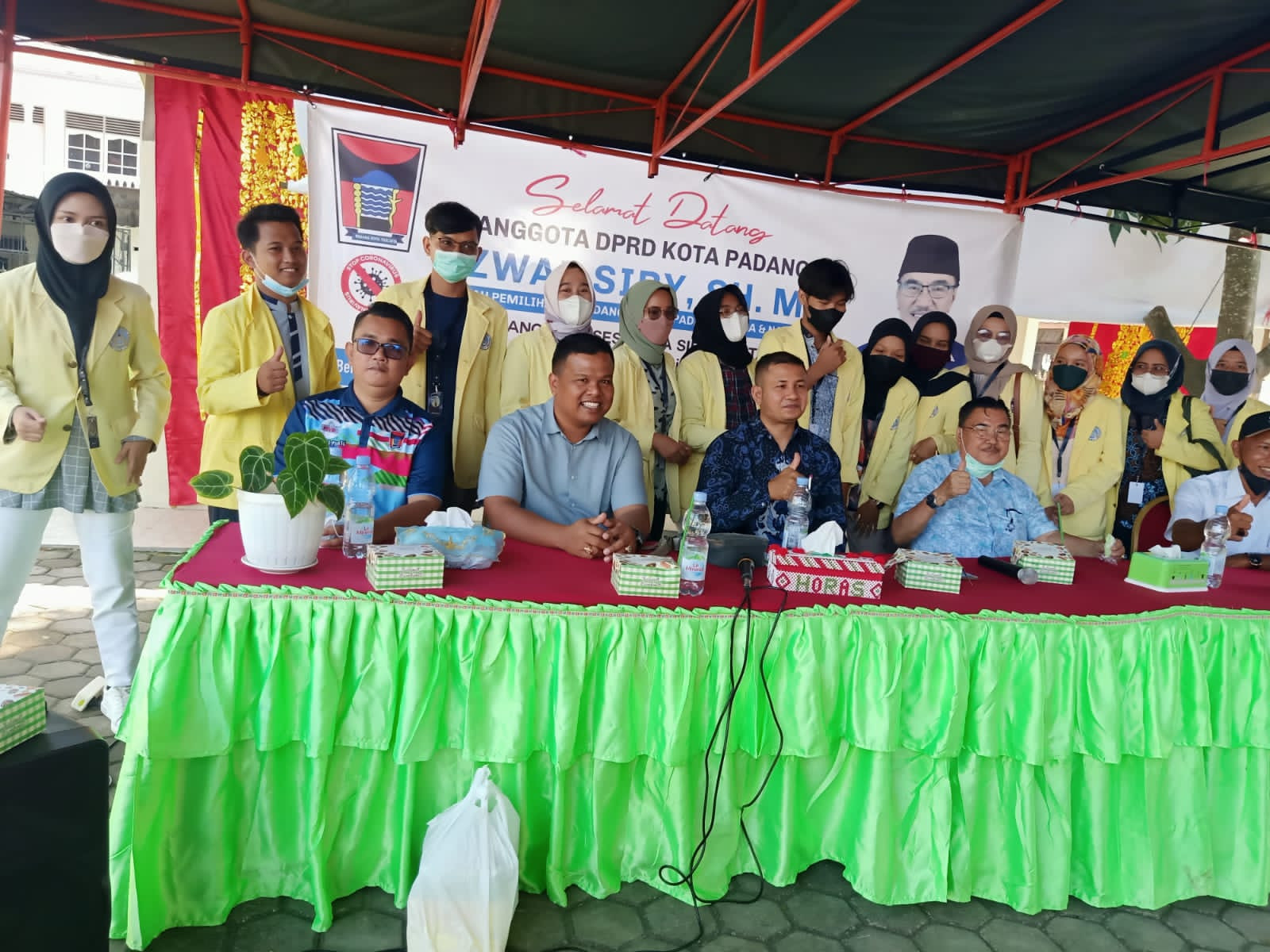 LPM Kampung Lapai Usulkan Pembenahan Lokasi PAUD Amanah pada Azwar Siry