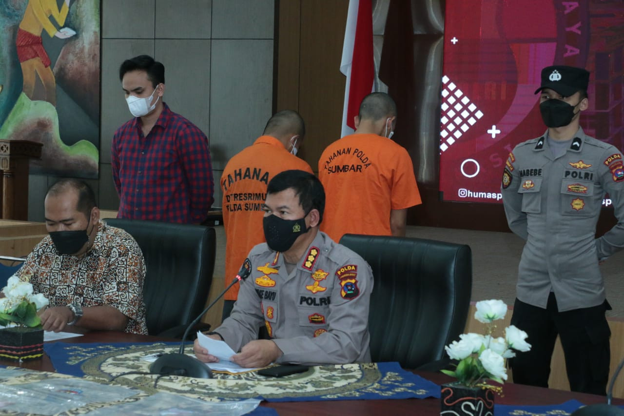 Polda Sumbar ungkap Kasus Curanmor, Dua Pelaku Ditangkap 