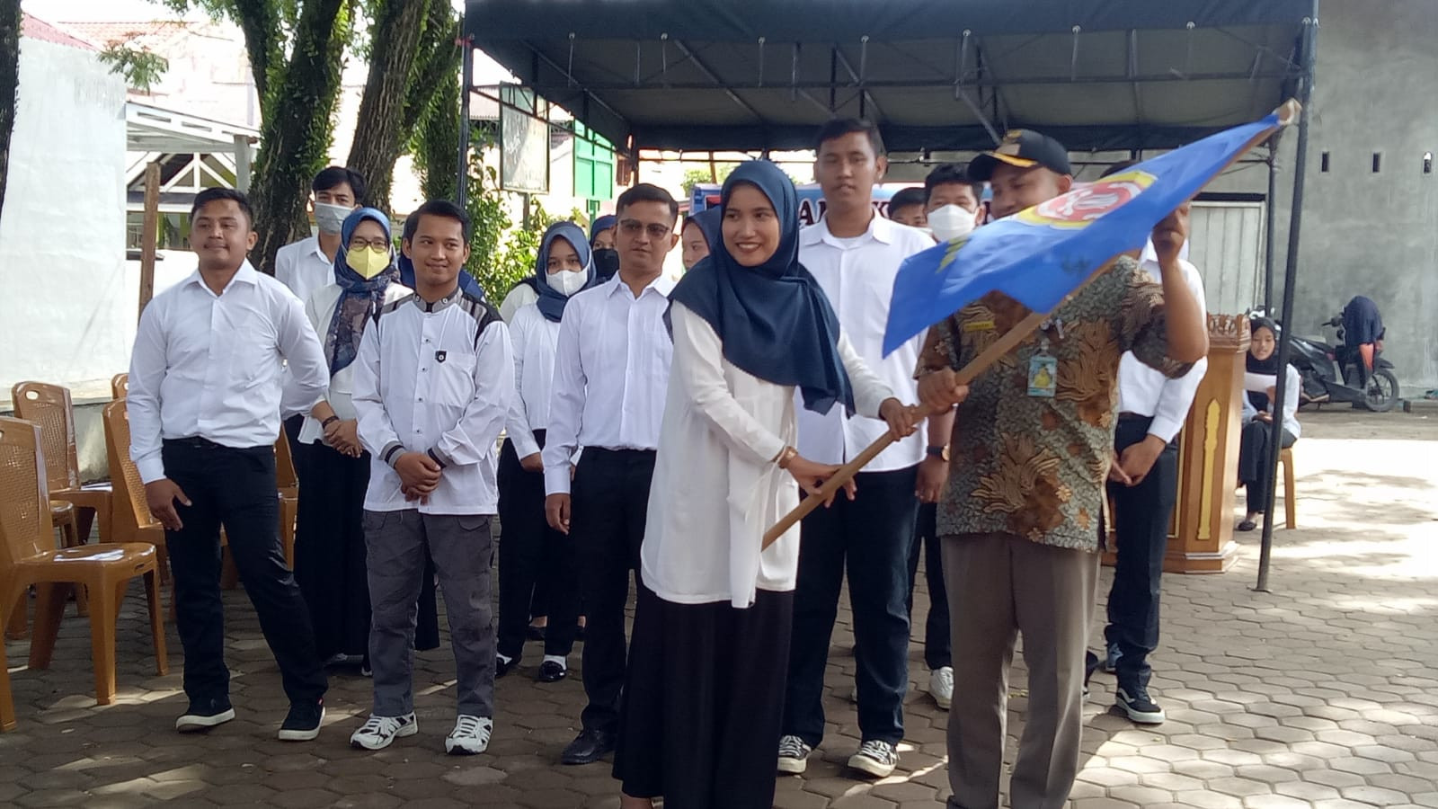 Lurah dan Ketua LPM Kampung Lapai Dukung Program Karang Taruna Malin Deman
