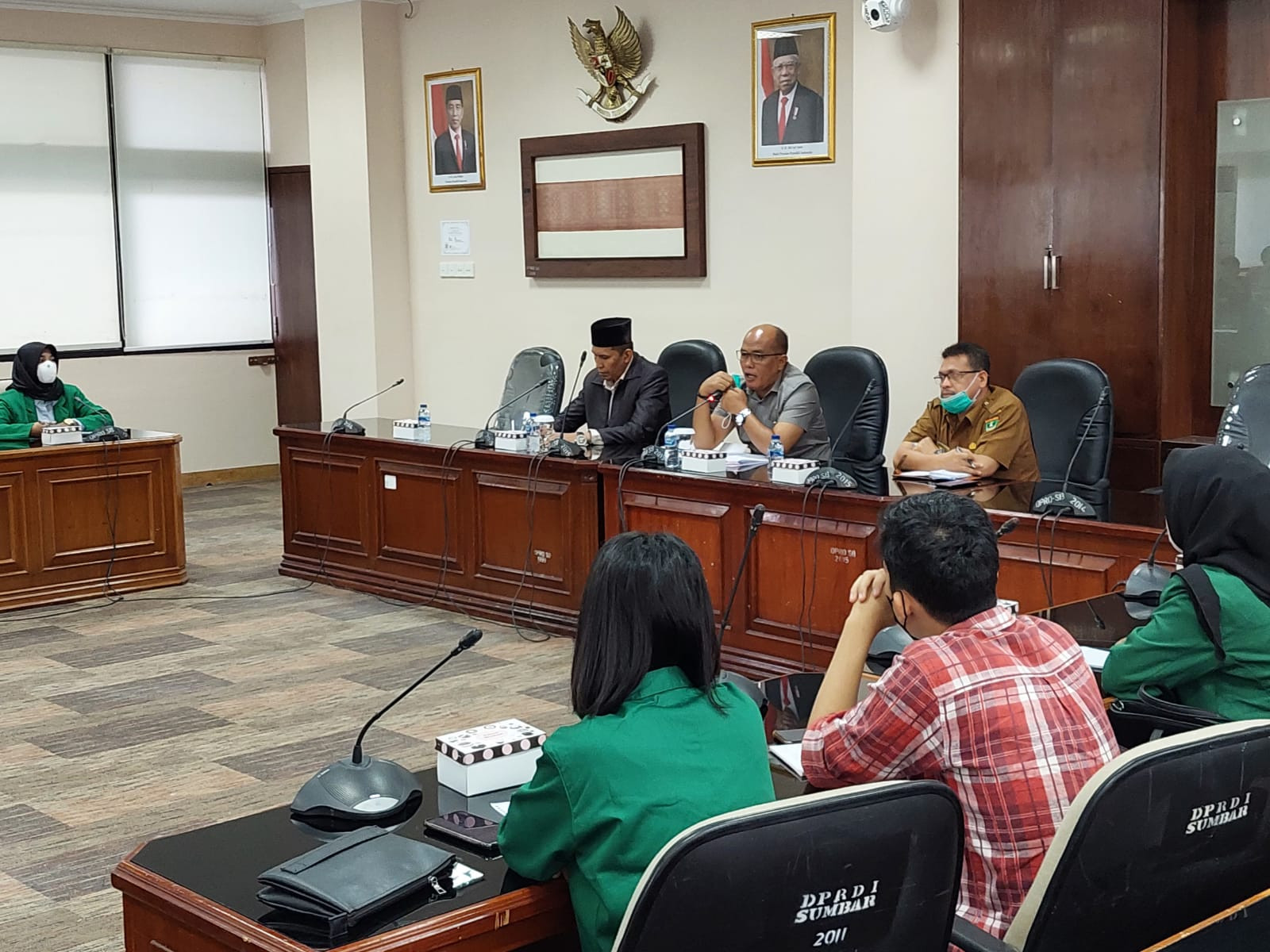 Audensi Mahasiswa Unitas dengan Ketua DPRD Sumbar