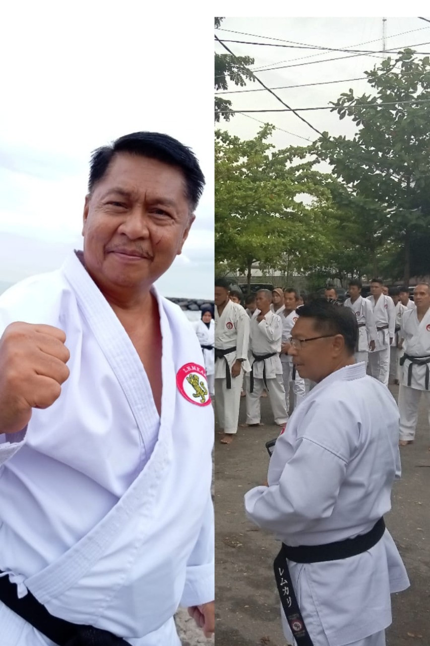 Karateka Lemkari Senior Sumbar Budi Erwanto Ikuti Longmarch