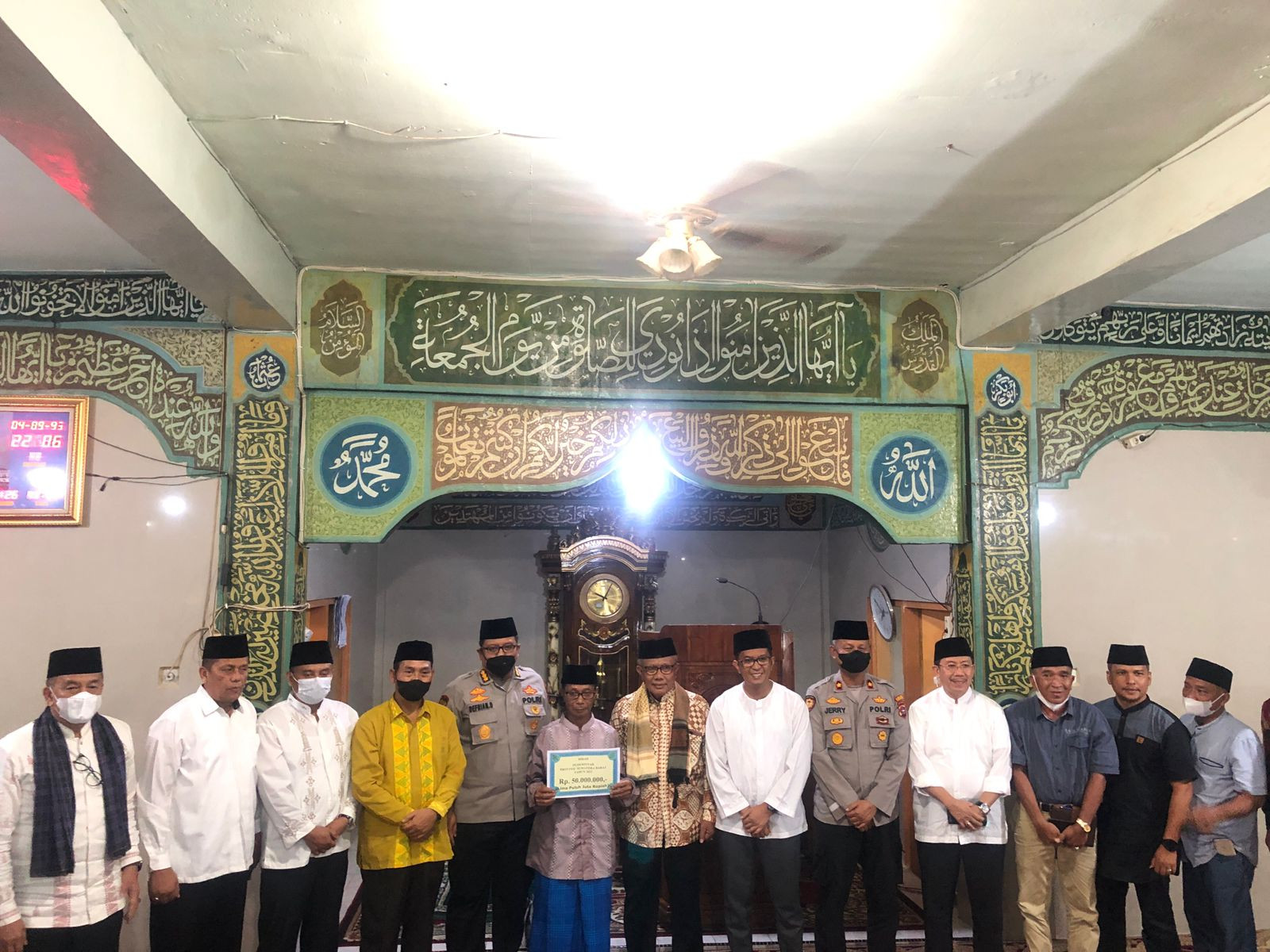 Safari Ramadhan, Karo SDM Polda Sumbar kunjungi Mesjid di Payakumbuh 
