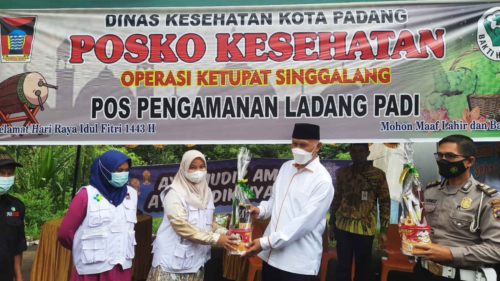 H+1 Idul Fitri, Gubernur Sumbar Tinjau Posko Pengamanan Lebaran