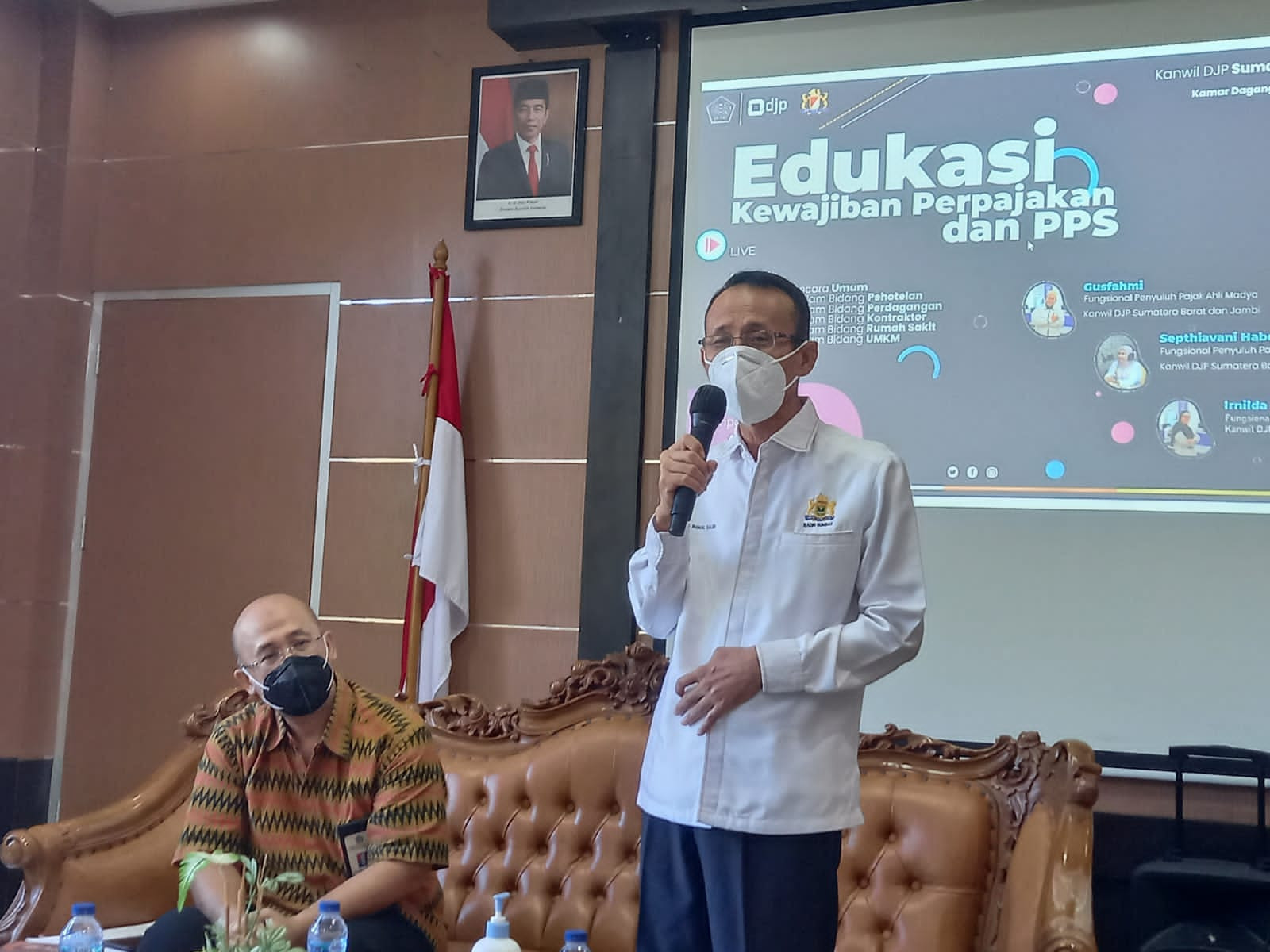 Solusi Masalah Pajak, KADIN Sumbar Dan Kanwil DJP Sumbar Jambi Adakan Kelas Pajak Gratis
