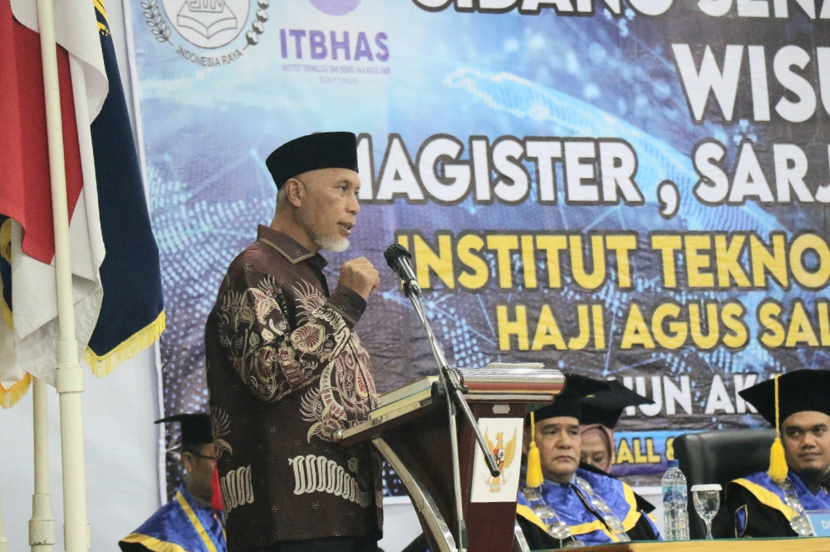 Gub Sumbar Ajak Alumni ITB HAS Bukittinggi Teladani Semangat Agus Salim