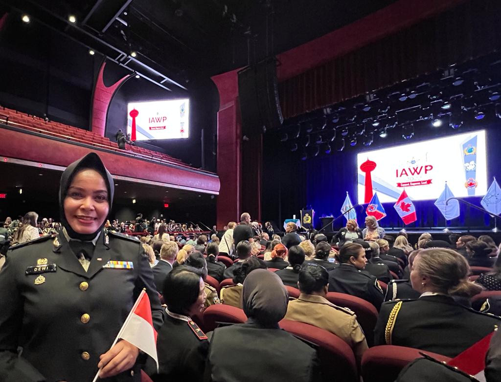 Polwan Polda Sumbar Jadi Delegasi Indonesia di IAWP 2022