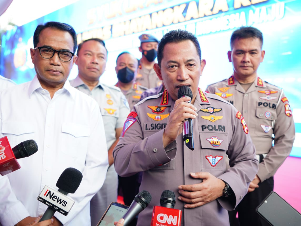 Kapolri Resmikan Program Prioritas ETLE Nasional di 34 Polda 