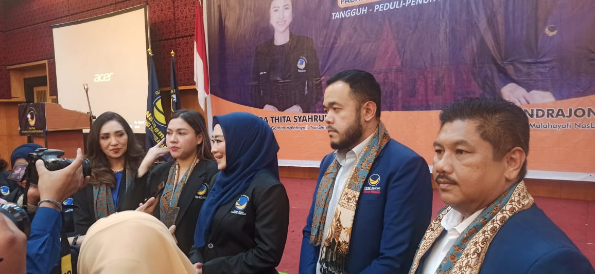 Kukuhkan Pengurus Garnita Malahayati Sumbar, Vicky Zsu: Peran Etika Politik Perempuan