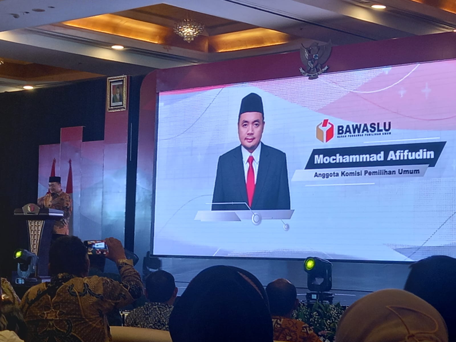 Bawaslu Sumbar Hadir Pada Peletakan Indeks Kerawanan Pemilu 2024.