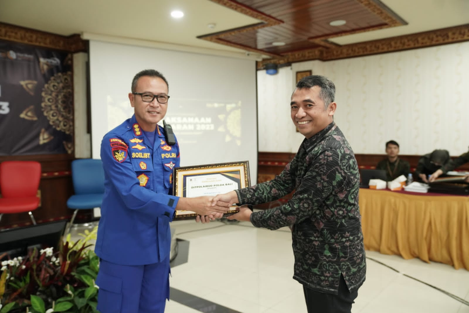 Kombes Soelistijono Ditpolairud Polda Bali  Peringkat 3 Dari KPPN Denpasar
