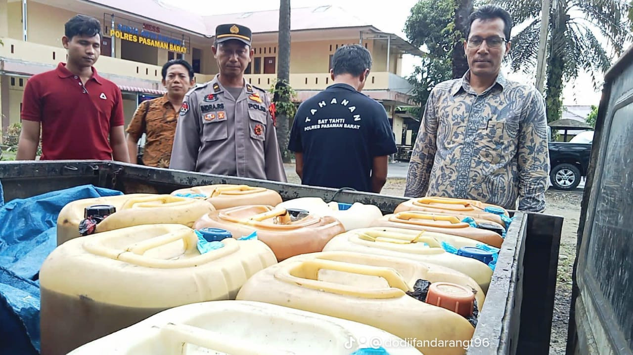 Polres Pasaman Barat: Mobil Chevrolet Tangki Modifikasi, Teryata Langsir BBM Subsidi 