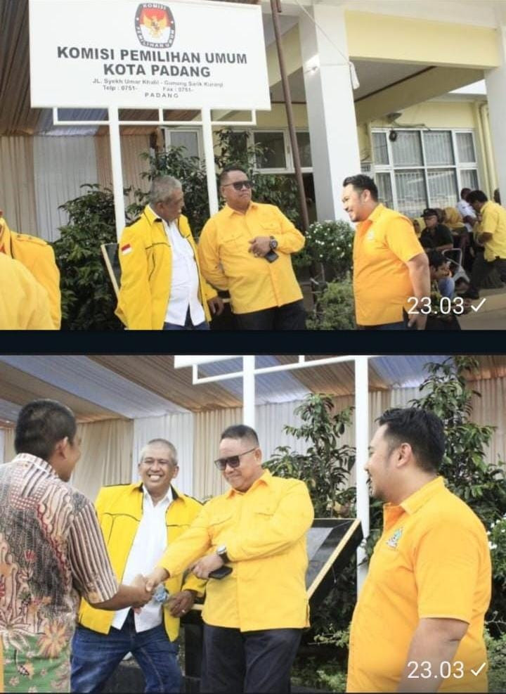 Tercatat dari Partai Golkar, Firdaus Ilyas Resmi Caleg untuk Kota Padang