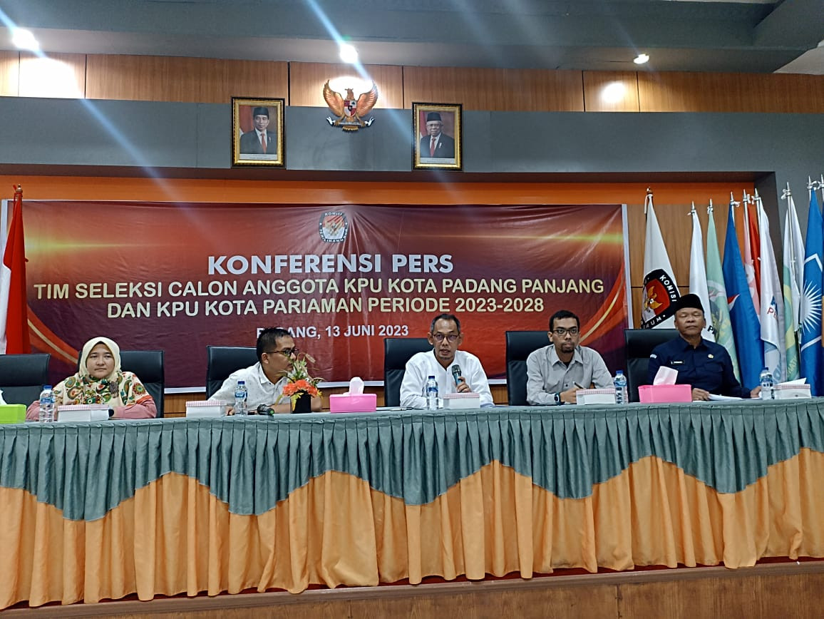 Penerimaan Calon Anggota KPU Padang Panjang dan KPU Kota Pariaman Dibuka