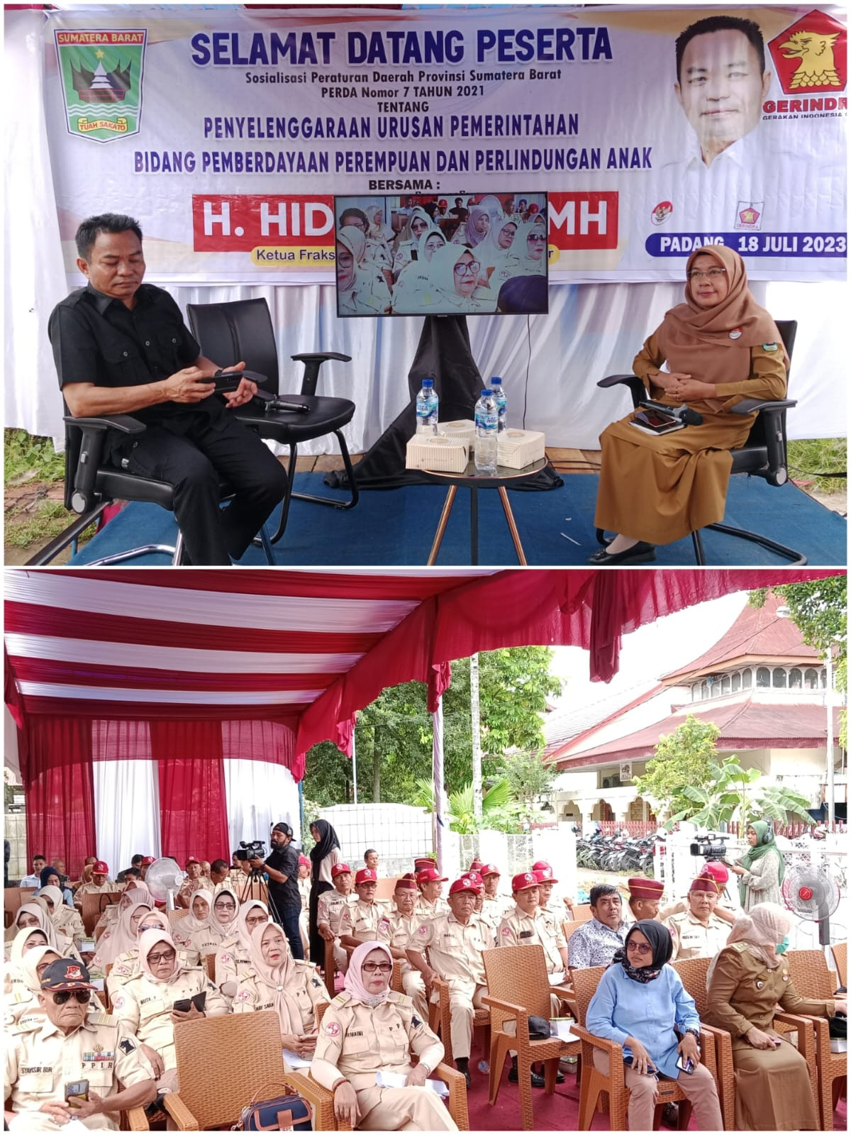 Sosialisasi Perda No 7, Anggota DPRD Sumbar Hidayat Himbau Masyarakat Hargai Wanita 