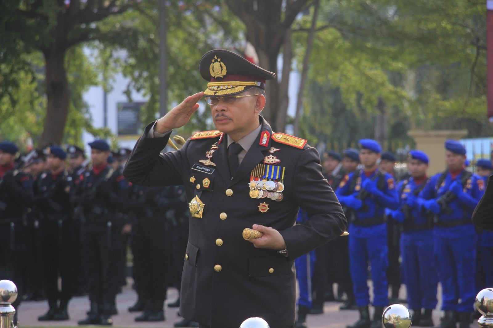Kapolda Sumbar Pimpin Upacara Bendera HUT RI ke 78