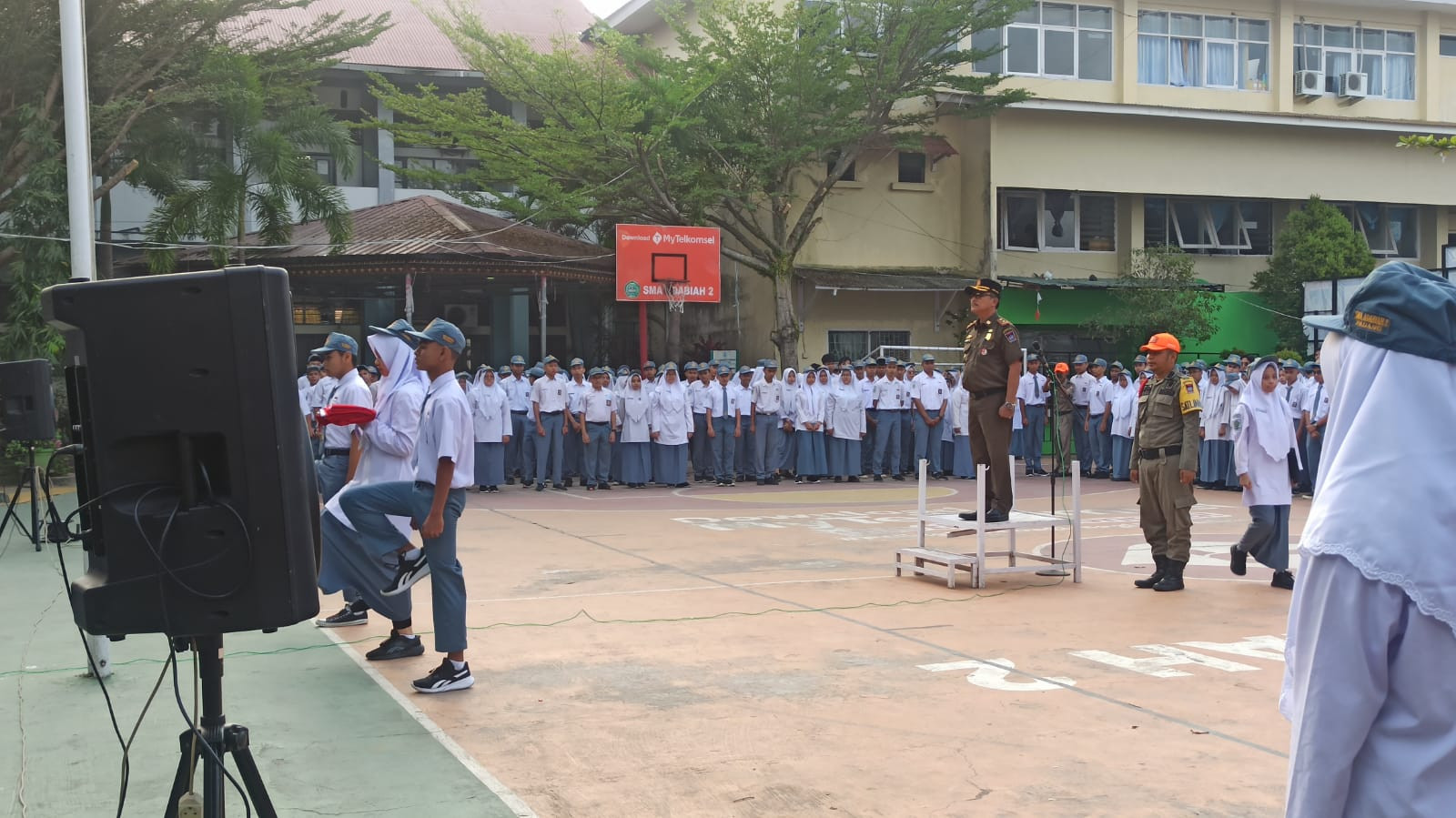 Antisipasi Terjadinya Tawuran Sat Pol PP Melakukan Sosialisasi Ke Sekolah  