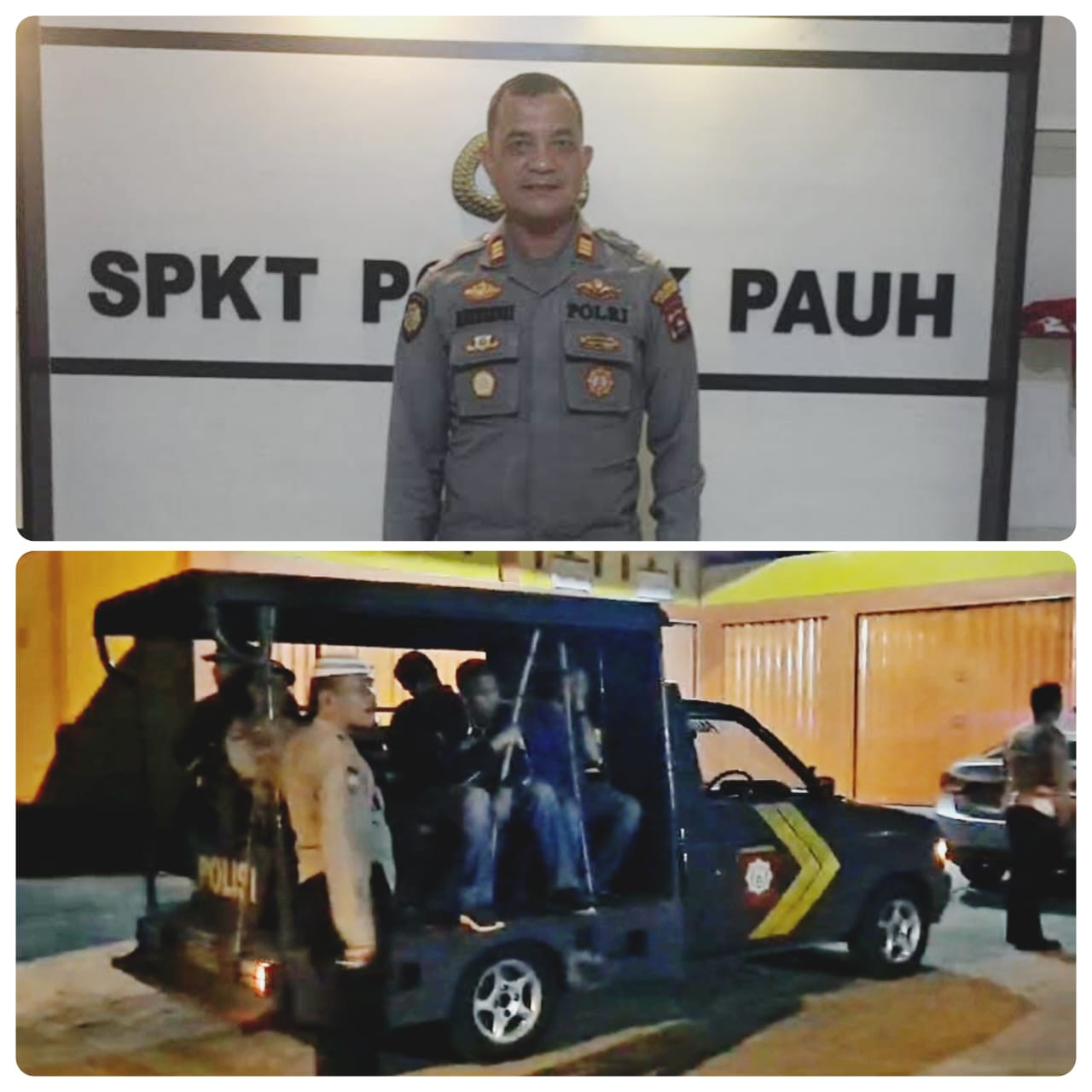 Antisipasi Tawuran dan Balap Liar, Personil Polsek Pauh Laksanakan Patroli Rutin 