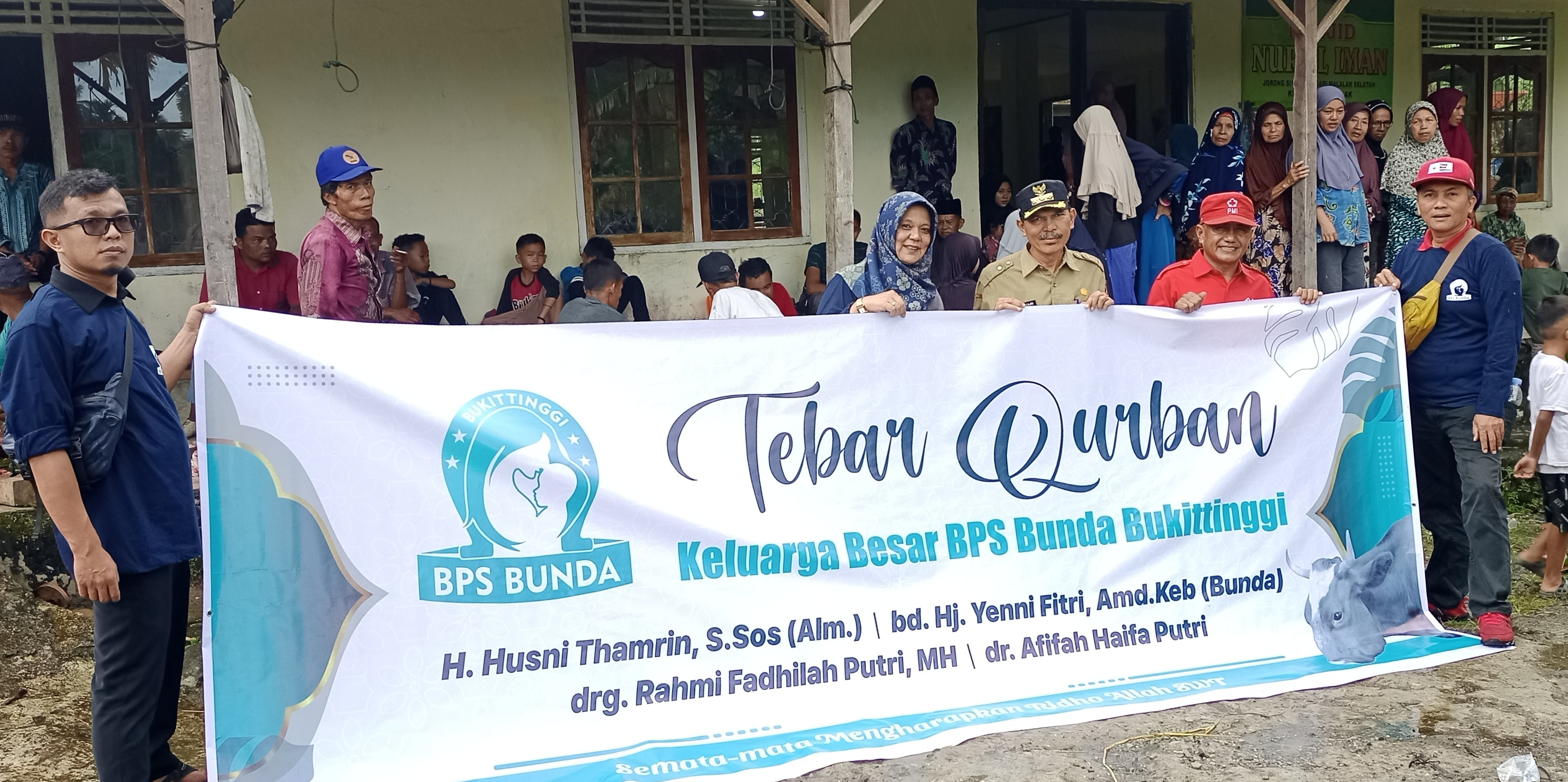 BPS Klinik Bunda Bukittinggi Tetap Qurban 1 Ekor Sapi di Jorong Sini Air, Malalak 