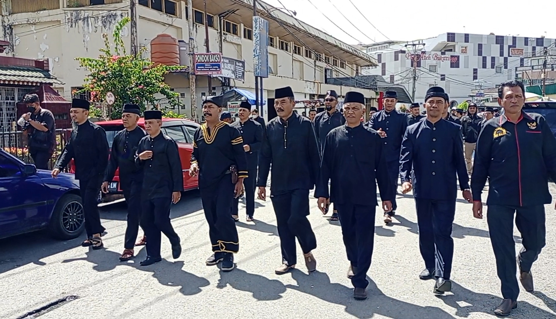 Ninik Mamak Nagari Kurai V Jorong Kota Bukittinggi, Aksi Tolak Proyek Awning