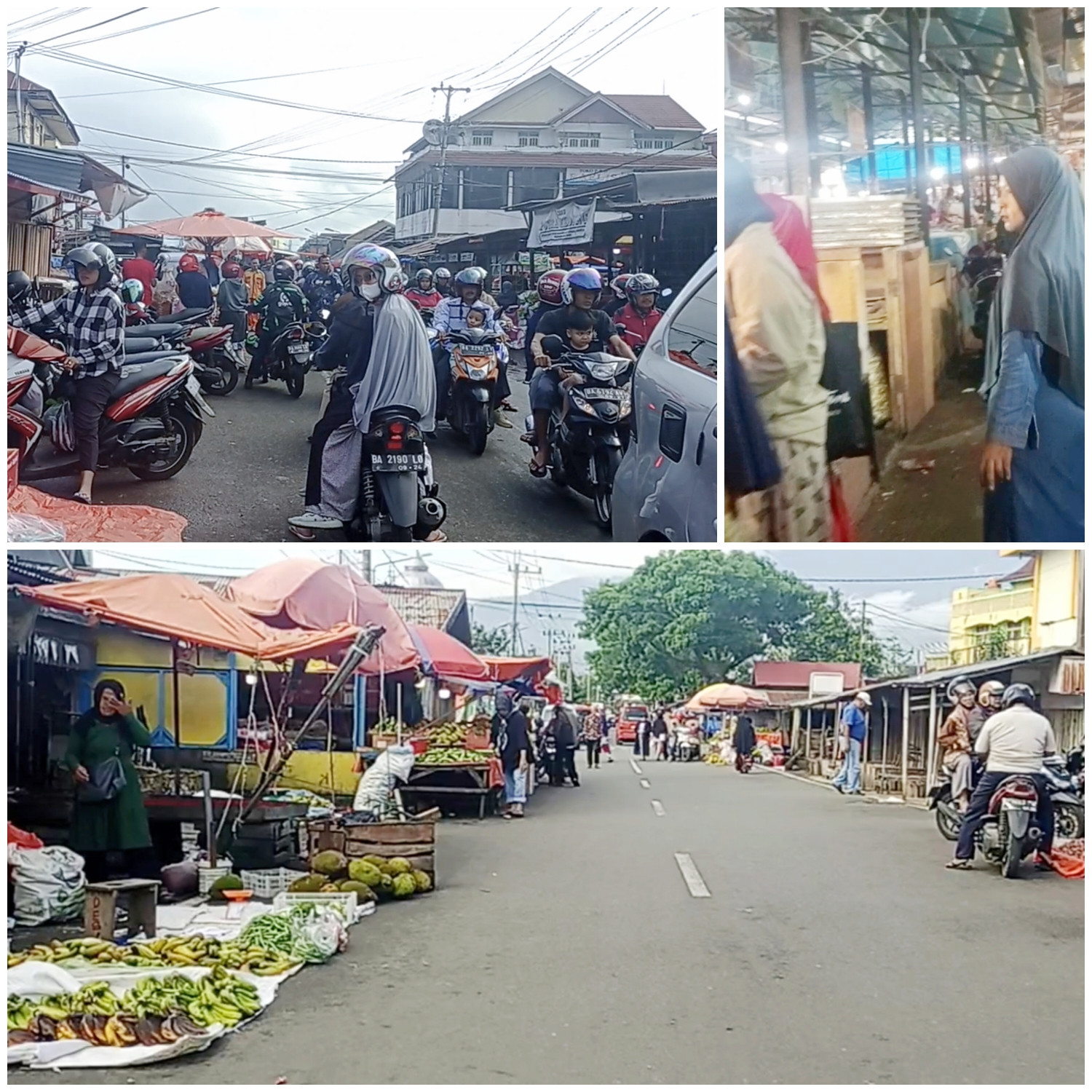Aktivitas Pasar Bawah Bukittinggi Mulai Ramai Pada H+2 Idul Fitri 