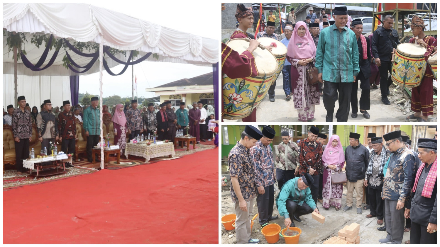 Gubernur Sumbar Resmikan Pembangunan Mushala Mukminin Pakan Sinayan Banuhampu 