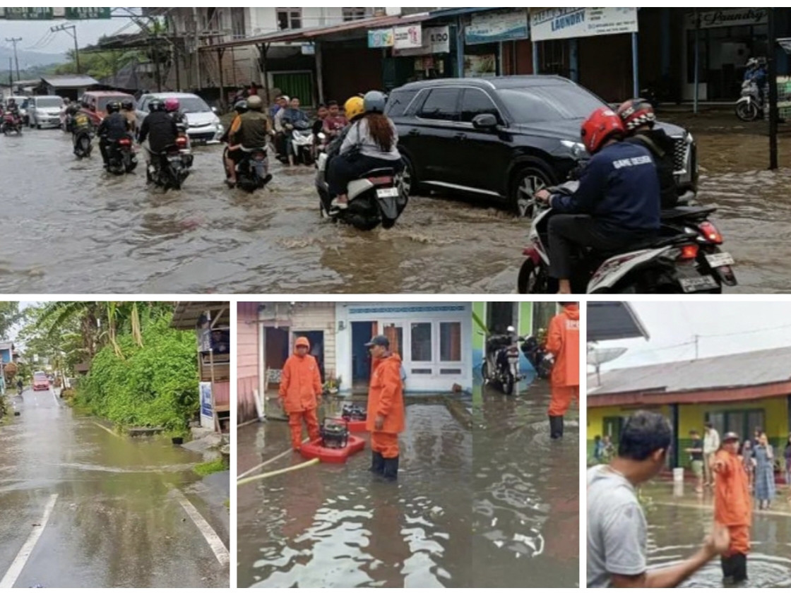 2 Hari Terakhir Kota Bukittinggi Kembali dilanda Banjir 