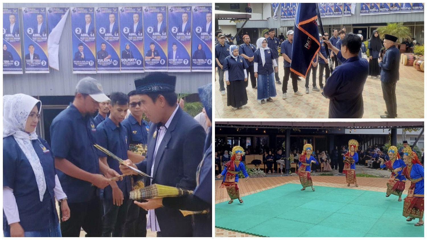 Meriah Acara Pelantikan Pengurus DPRT Partai NasDem Bukittinggi