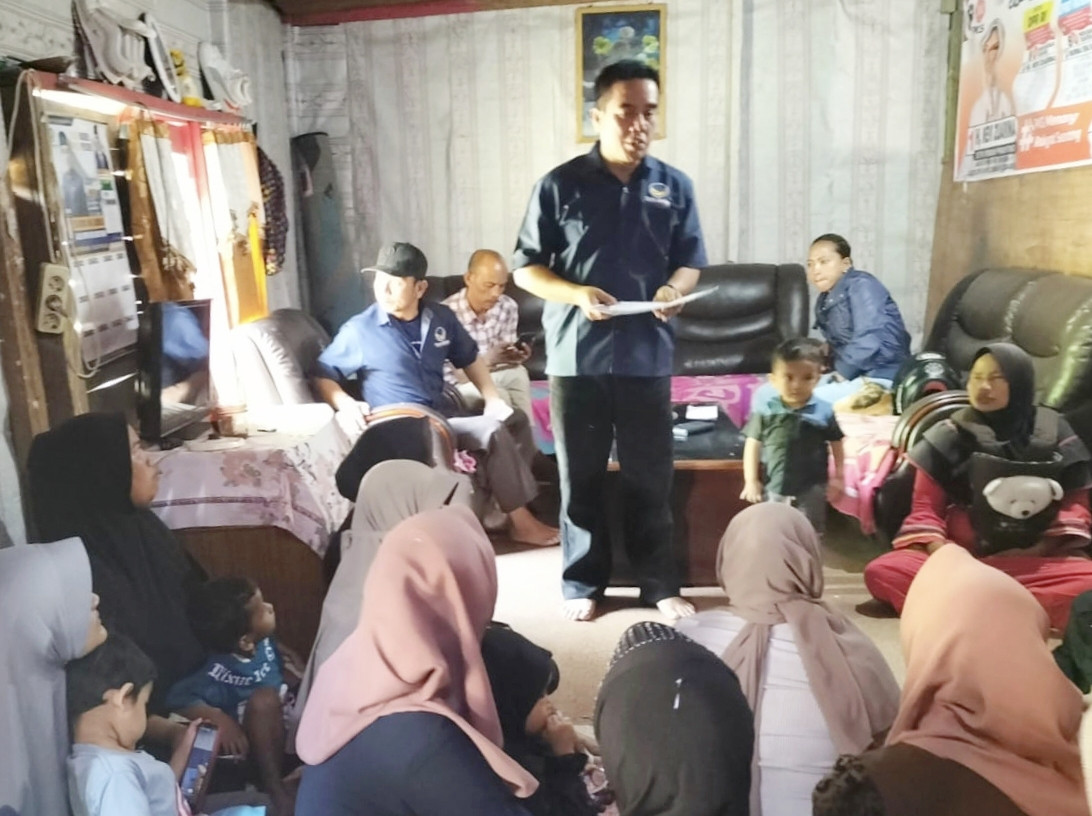 Zulhamdi Nova Chandra, Caleg DPRD Dapil 3 Guguak Panjang Gelar Bazar Murah di Tambuo