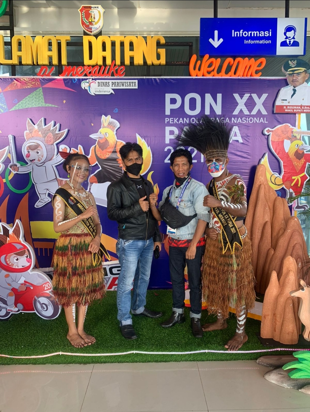Kontingen catur Sumbar mendarat di Kota Rusa Merauke