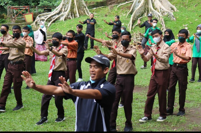 Puluhan Siswa Bukittinggi Ikuti Pemantapan Satuan Karya Bhakti Husada 