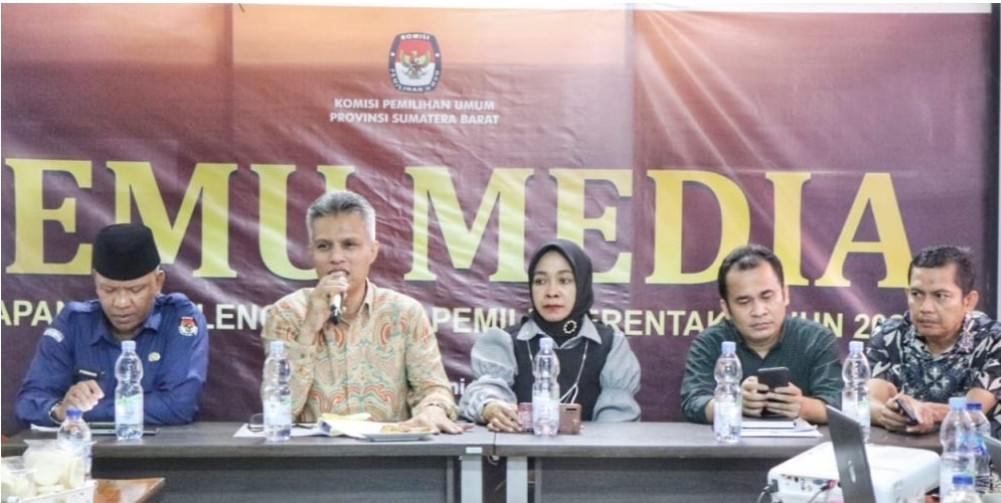 Jelang Pemilu 2024, KPU Sumbar Gelar Temu Media