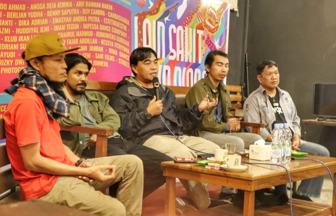 Pandemi Hahahihi Kolaborasi Banyak Seniman di Pekanan Tumpah ke 6