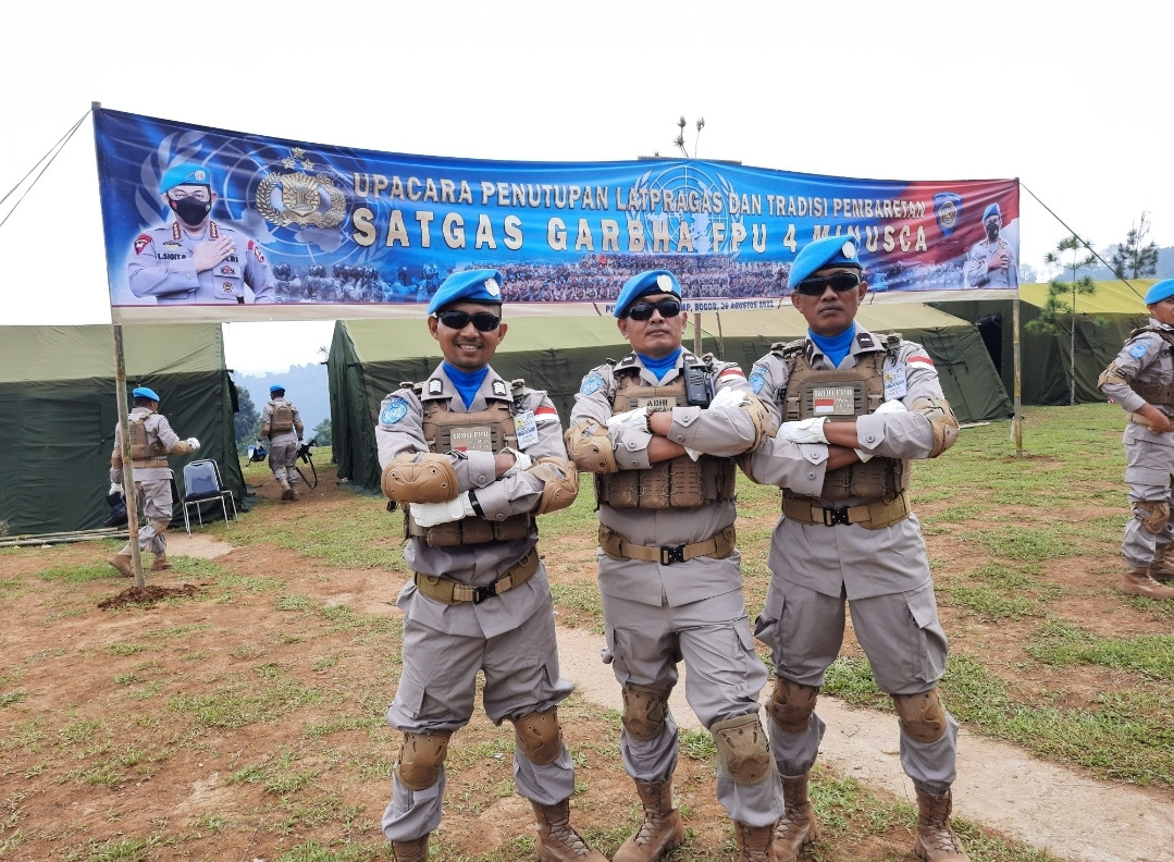 Tiga Personel Polda Sumbar Terpilih Menjadi Pasukan Perdamaian PBB