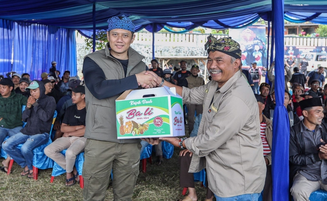Harga Apel Jatuh, Petani Mengeluh, AHY: Kita perjuangkan Kepentingan Petani