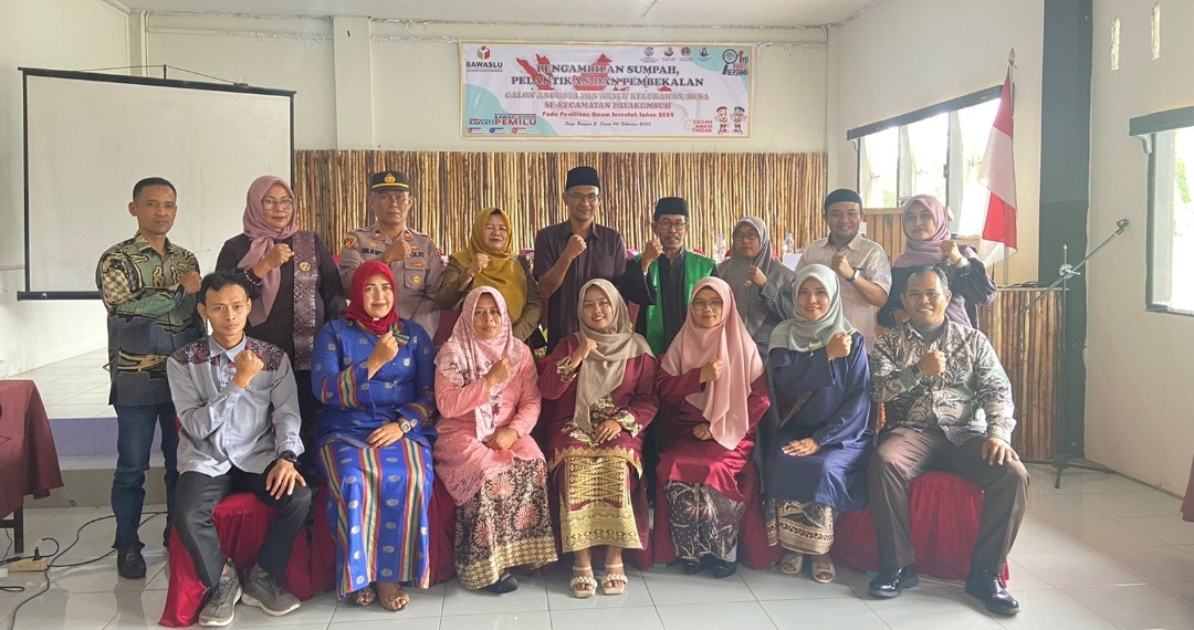 Panwaslu Kecamatan Payakumbuh Kabupaten Lima Puluh Kota Melantik 7 Panitia Pengawas Kelurahan Desa 