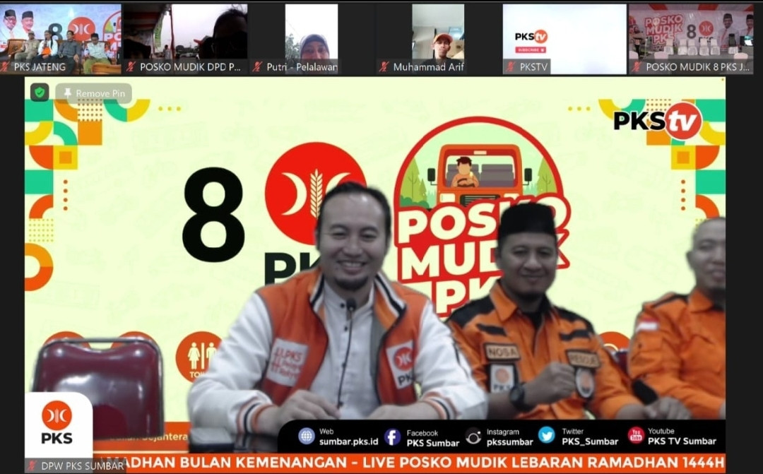 11 Posko Mudik Lebaran 1444 H Di Lounching PKS Sumbar, Rahmat Saleh: Pemudik Sumbar Silakan Mampir